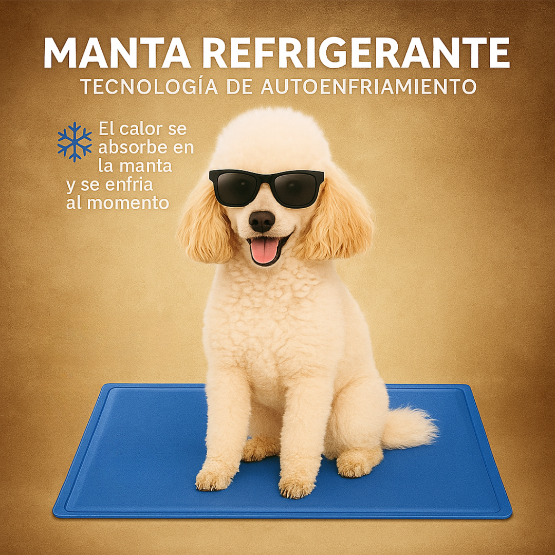 Manta Refrescante CoolPaw™ – Frescura Instantánea para tu Mascota