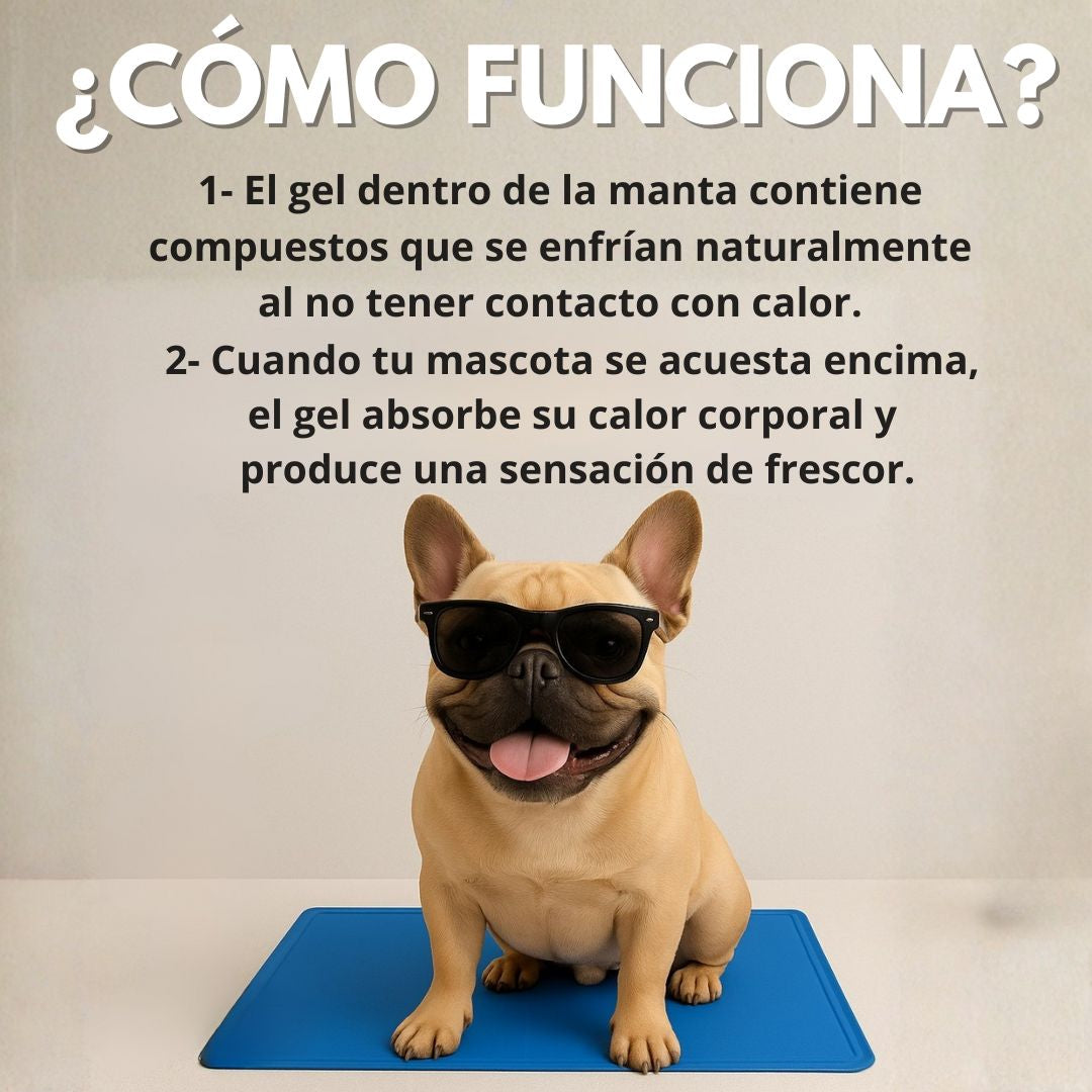 Manta Refrescante CoolPaw™ – Frescura Instantánea para tu Mascota