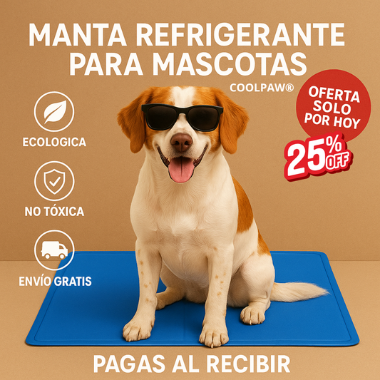 Manta Refrescante CoolPaw™ – Frescura Instantánea para tu Mascota