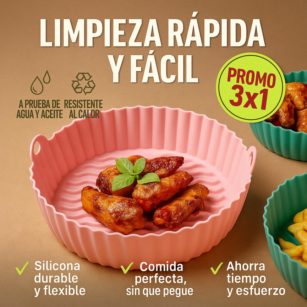 ¡PROMO 3X1! AirCrisp®️: El Molde Ideal para tu Freidora de Aire