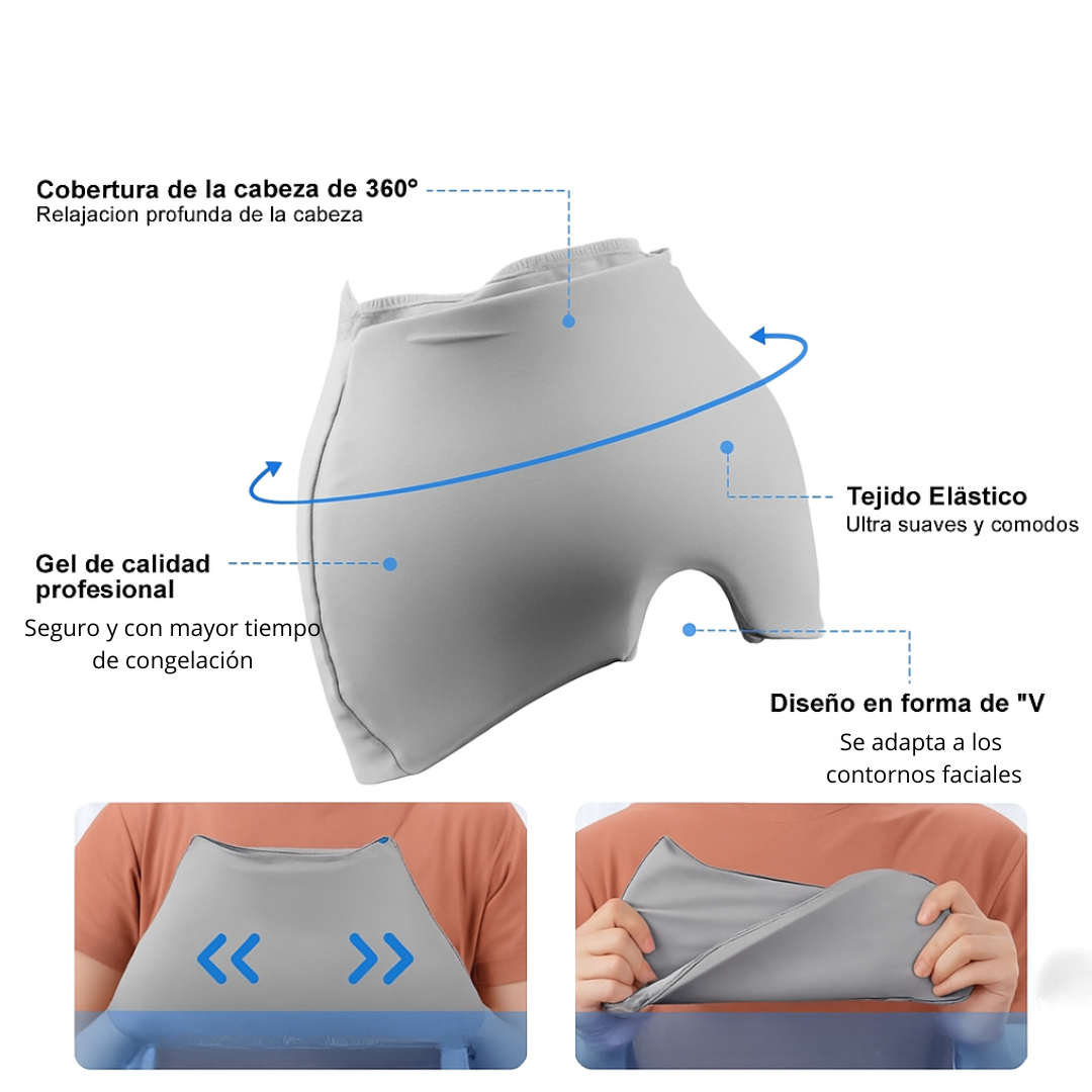 HeadEase®️: Gorro de Gel para Alivio de Migrañas