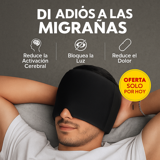 HeadEase®️: Gorro de Gel para Alivio de Migrañas